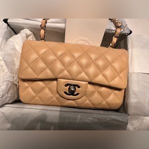 CHANEL rectangle mini bag